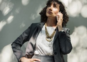 Standing up during calls is one way to keep your back happy