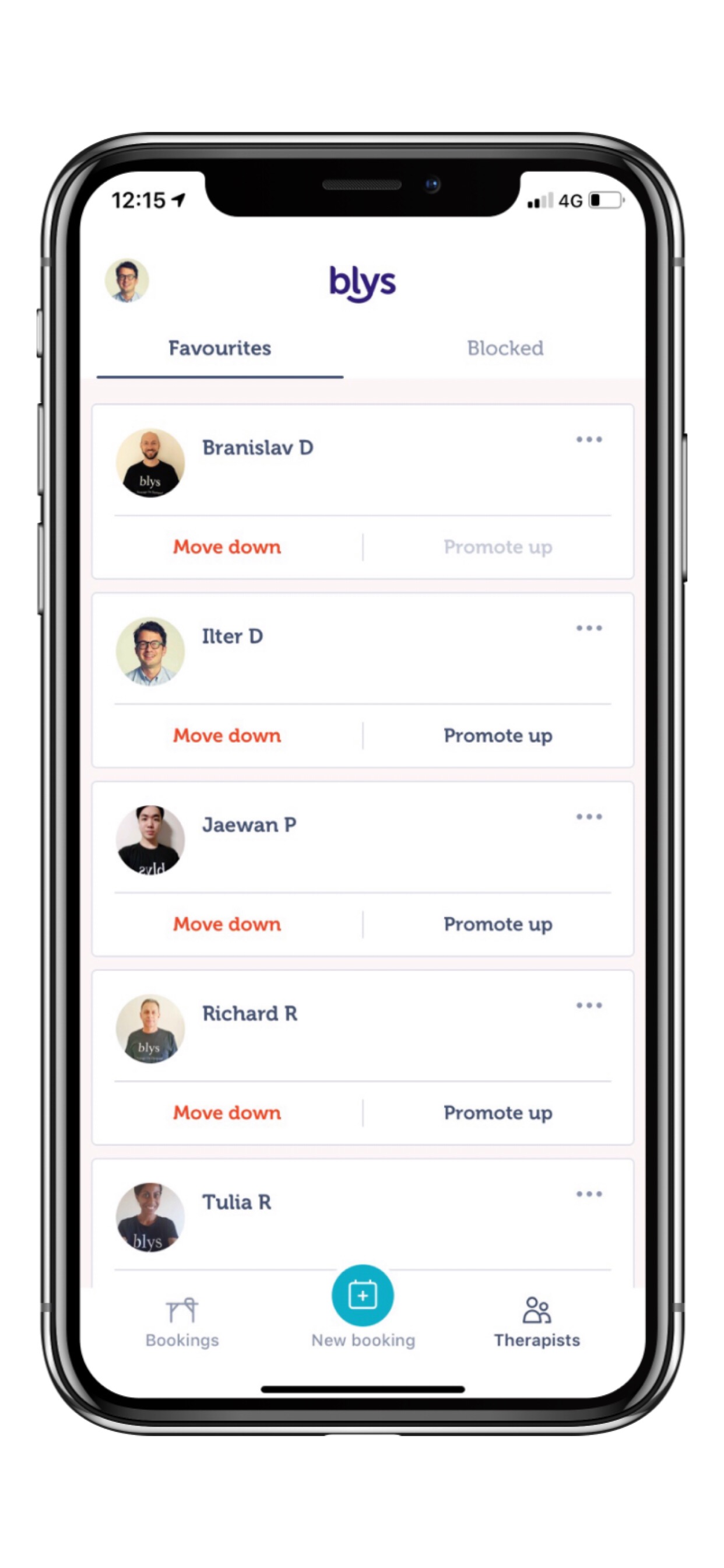 Blys App features