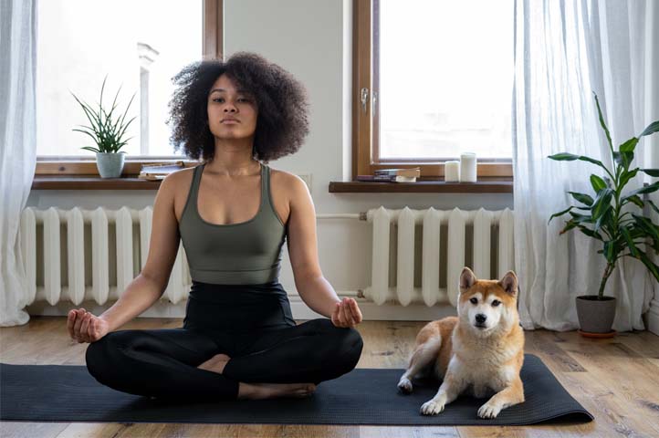 yoga at home