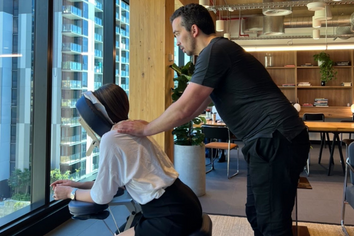 Office chair massage